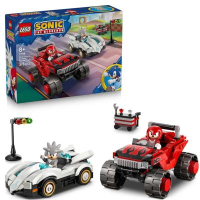 LEGO Sonic the Hedgehog Silvers auto vs. Knuckles' monster truck 77118