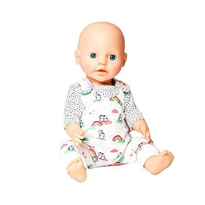 Heless Poppen romper pinguin met t-shirt, 28-35 cm - thumbnail