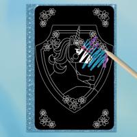 Totum eenhoorn - scratchboek - thumbnail