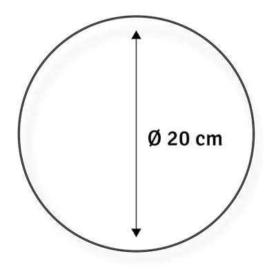 Vaessen Creative • metalen ringen set ø20cm 3mm goud 4x