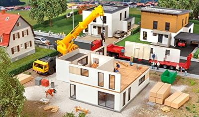 Kibri 38335 H0 Koebushuis Julia in aanbouw