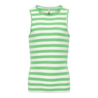 Kids ONLY zomer top meisjes - rib gestreept - groen - Kogkenya - thumbnail