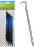 Campking 6x Grondpen Vierkant 16cm 5mm - thumbnail