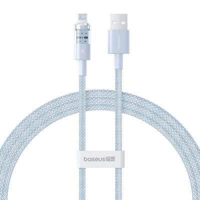 Baseus Gem USB naar IP 2.4A snellaadkabel 1 m Blauw