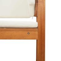 Tuinstoel Bruin 50 x 50 x 91cm Massief acaciahout - thumbnail