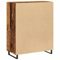 Dressoir 69,5x34x90 cm bewerkt hout oud houtkleurig - thumbnail