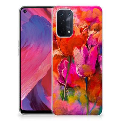 Hoesje maken OPPO A74 5G | A54 5G Tulips Hoesje maken OPPO A74 5G | A54 5G Tulips