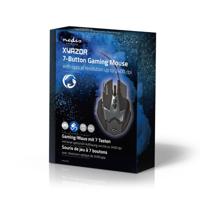Nedis GMWD200BK Gaming-muis Met Kabel Verlicht 2400 Dpi 7 Knoppen - thumbnail