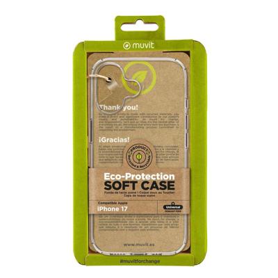 Telefoonhoes Muvit for Change iPhone 17 Transparant
