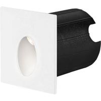 LED Inbouw Wandspot - Brinton Victo - 2W 240lm - 830 Warm Wit 3000K - IP65 - Vierkant - Wit - thumbnail