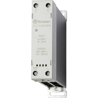 Finder Serie 77 - relais, modulair, solide uitgang 15 A, relais van 24 V.