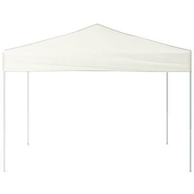 VidaXL Partytent inklapbaar 3x3 m crèmekleurig - thumbnail