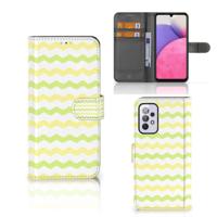 Samsung Galaxy A33 5G | Telefoon Hoesje | Waves Yellow - thumbnail