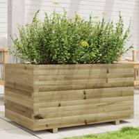 VidaXL Plantenbak 90x60x49,5 cm geïmpregneerd grenenhout - thumbnail