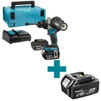 Makita DHP492RTJ Accu Klopboor-/schroefmachine | 18V | Incl. 2x 5.0Ah en snellader in Mbox - DHP492RTJ - thumbnail