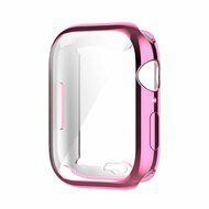 Siliconen case (volledig beschermd) 41mm - Roze - Geschikt voor Apple watch 41mm - thumbnail
