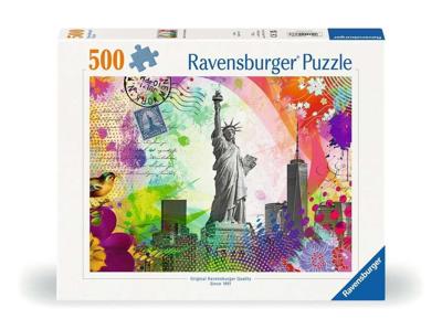 Ravensburger legpuzzel new york postcard, 500st. Ravensburger legpuzzel new york postcard, 500st.