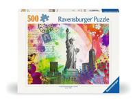 Ravensburger Legpuzzel new york postcard, 500st. - thumbnail