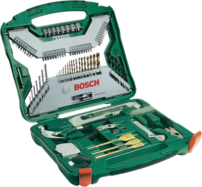Bosch Accessories X-Line 2607019331 Boor- en bitassortiment 103-delig Metaal, Steen, Beton, Hout, Metselwerk Bosch Accessories X-Line 2607019331 Boor- en bitassortiment 103-delig Metaal, Steen, Beton, Hout, Metselwerk