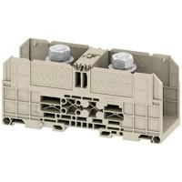 Weidmüller 1049250000 Doorgangsserieklem 55 mm Boutaansluiting Donkerbeige 2 stuk(s) - thumbnail