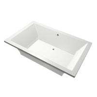 Ligbad Society 190X120X50 cm Glans Wit MegaBath - thumbnail