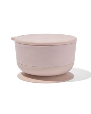 HEMA Schaaltje met afneembare zuignap en deksel beige