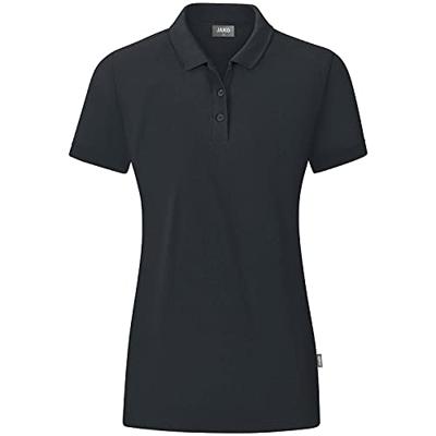 JAKO C6320D Polo Organic Dames - Antraciet - 34
