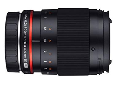 Samyang 300mm Reflex F/6.3 Sony E zwart Samyang 300mm Reflex F/6.3 Sony E zwart