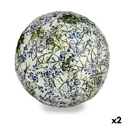 Decoratief tuinfiguur Ibergarden Polyresin Klot 31,5 x 31,5 x 31,5 cm (2 Stuks)