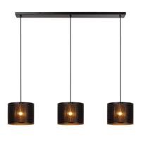 Lucide TAGALOG - Hanglamp - Ø 40 cm - 3xE27 - Zwart - Essential - thumbnail