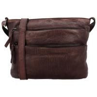 Hide & Stitches Paint Rock Crossbody Shoulder bag-Dark Brown - thumbnail