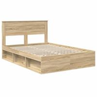 Bedframe met hoofdeinde Sonoma 160 x 200 cm Massief grenenhout - thumbnail