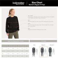 Icebreaker Merino 200 Oasis LS Crewe Thermoshirt Dames Gritstone Hthr-013 XL - thumbnail