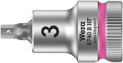 Wera 8740 B HF 05003030001 Dop (zeskant) Dopsleutelinzetstuk 3 mm 3/8 (10 mm)