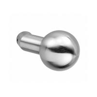 Gatdeel Bol/schuin RVS - thumbnail