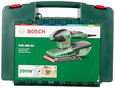Bosch Groen PSS 200 AC vlakschuurmachine | 93x185 200w - 0603340100 - thumbnail
