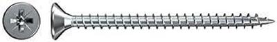 Fischer 551120 Spaanplaatschroef 4 mm 25 mm Kruiskop Pozidriv Galvanisch verzinkt 1000 stuk(s)