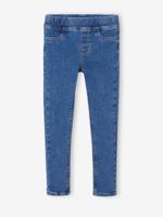 Treggingjeans Basics meisjes jeansblauw - thumbnail