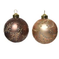 Kerstbal glas d8 cm a2 IV KSD - Ksd - thumbnail