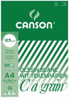 Canson tekenblok C à grain 125 g/m², ft 21 x 29,7 cm (A4) - thumbnail