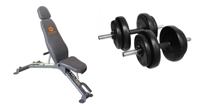 Combinatie set Monaco + 2 x 15 KG dumbells - thumbnail