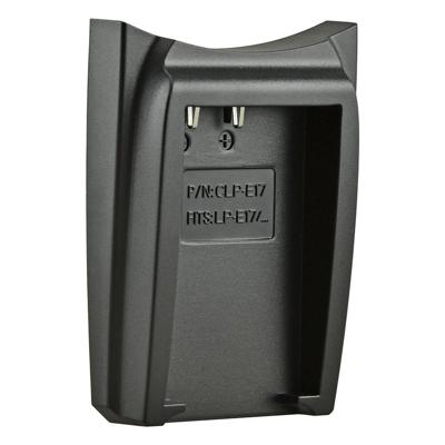 Accu-frontje voor duo en single oplader - voor Canon accu LP-E17