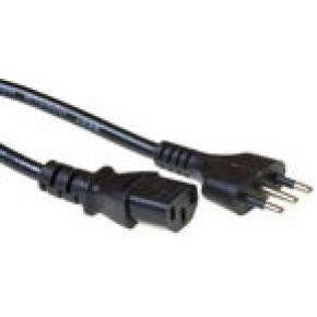 ACT AK5066 230V Stroomkabel Italiaanse Stekker/C13 - 2,5 meter