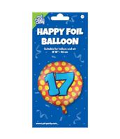 Paperdreams Happy folie ballon - 17 jaar - thumbnail
