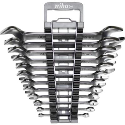 Wiha 44753 Dubbele steeksleutelset 12-delig Sleutelbreedte (metrisch) 7 - 32 mm Wiha 44753 Dubbele steeksleutelset 12-delig Sleutelbreedte (metrisch) 7 - 32 mm