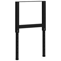 Werkbankframes verstelbaar 2 st 55x(69-95,5) cm metaal zwart - thumbnail