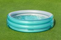 Bestway Familiezwembad Rond Metallic 201cm - thumbnail