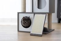 KERBL - Albero per gatti FLAIR - 48x44x86cm - Bianco/Grigio - Sisal - thumbnail