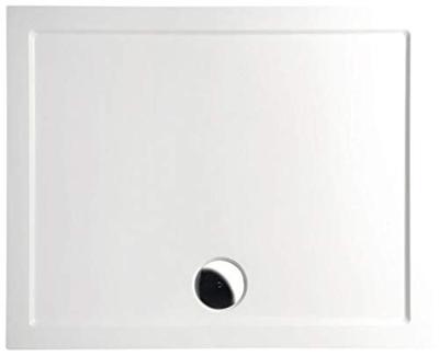 Douchebak Marmer Sapho Karia 120x80x4 cm Rechthoek Wit Sapho