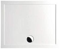 Douchebak Marmer Sapho Karia 120x80x4 cm Rechthoek Wit Sapho - thumbnail